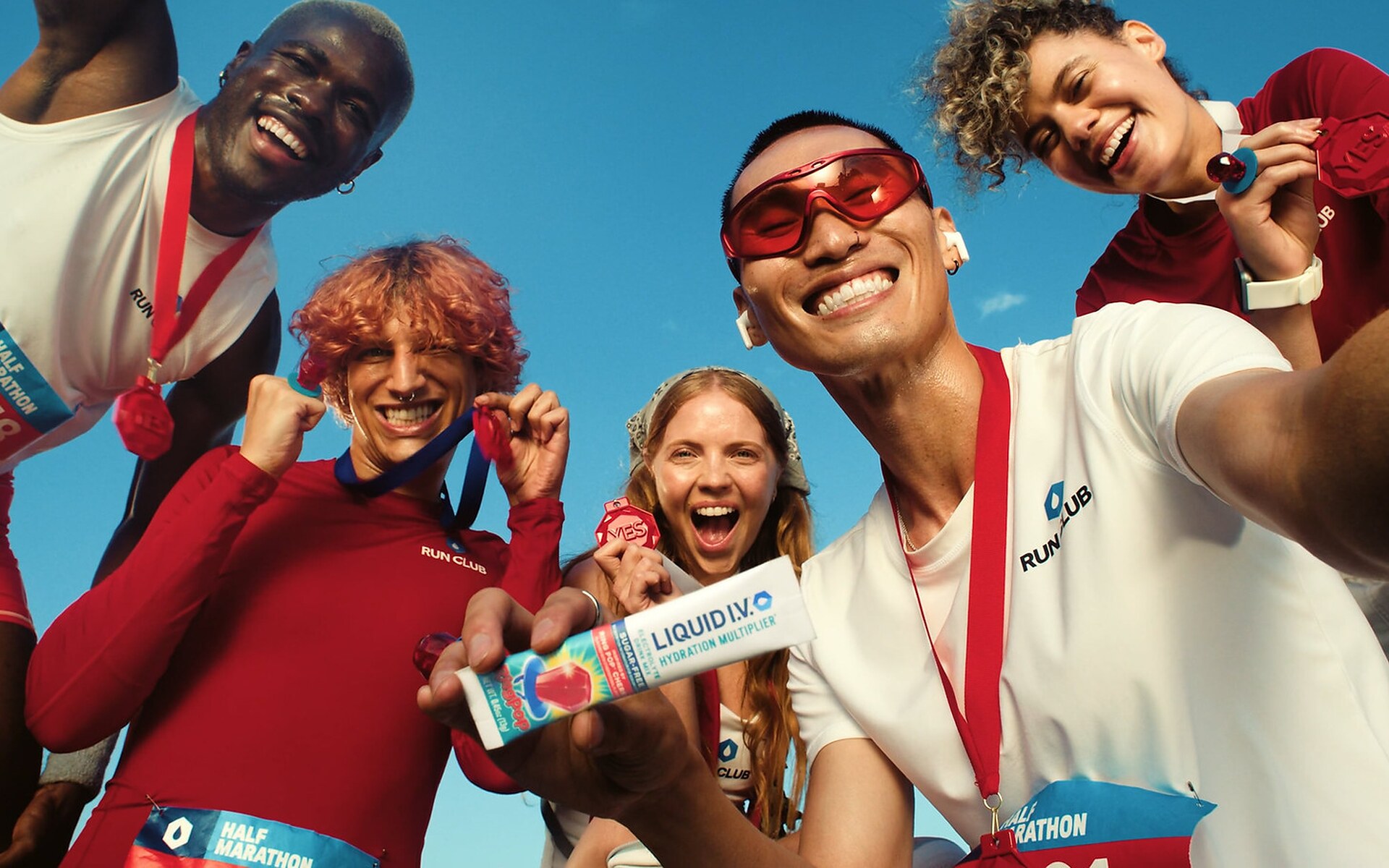Runners in the Liquid I.V. and Ring Pop campaign The Marathon