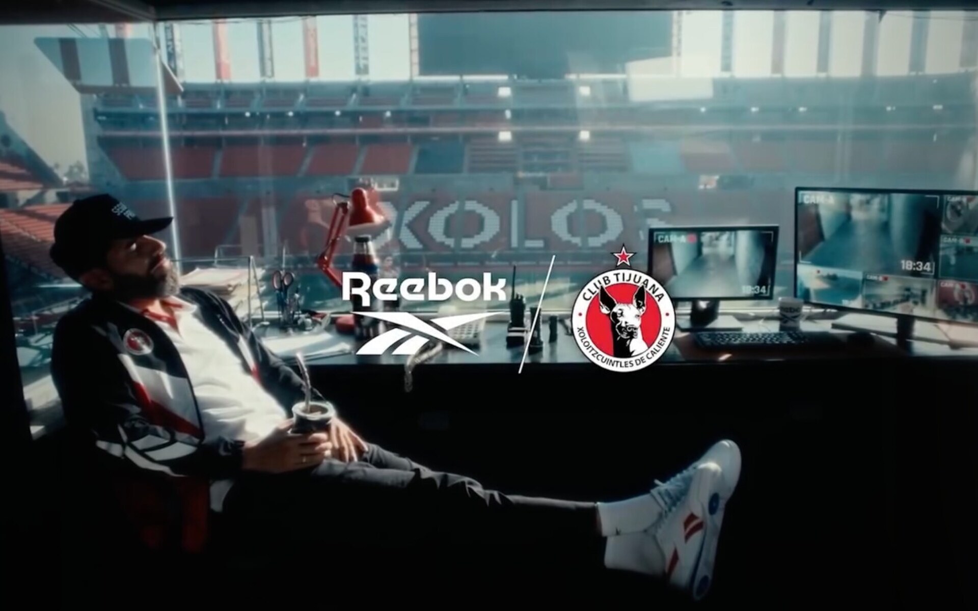 Reebok México and Xolos campaign graphic